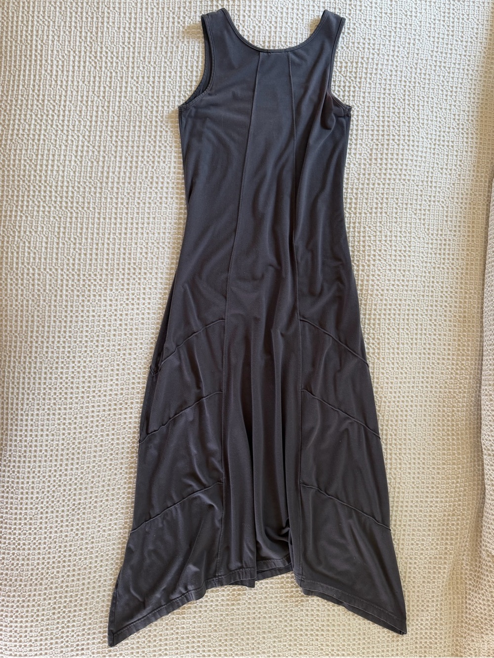 Mod-O-Doc Maxi Dress Asymmetrical Seamed Trapeze XS - Picture 5 of 10
